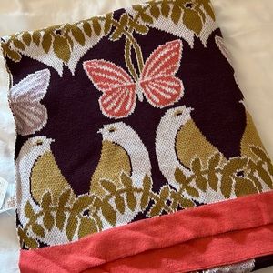 Anthropologie throw blanket